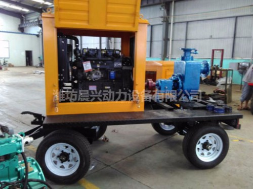 防雨罩拖車(chē)水泵機(jī)組